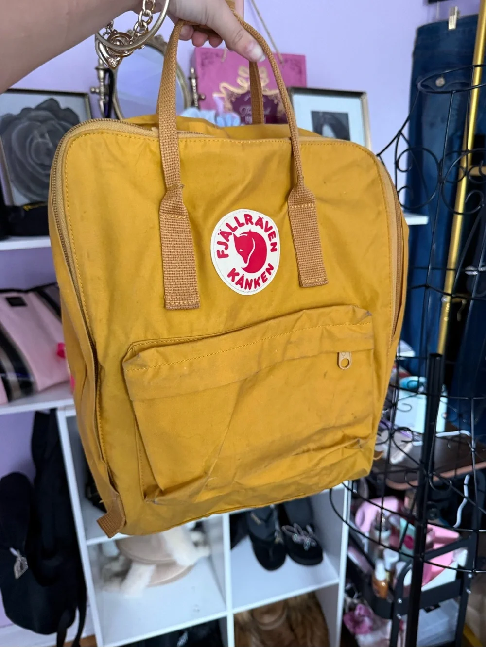 FjällRäven Kånken Laptop Backpack - Mustard Yellow